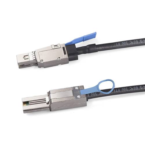 External Mini SAS HD SFF-8644 to Mini SAS SFF-8088 Hybrid Cable, 1 meter