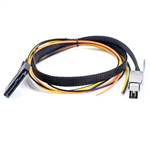 External HD Mini SAS SFF-8644 to U.2 SFF-8639 with Open Power Cable