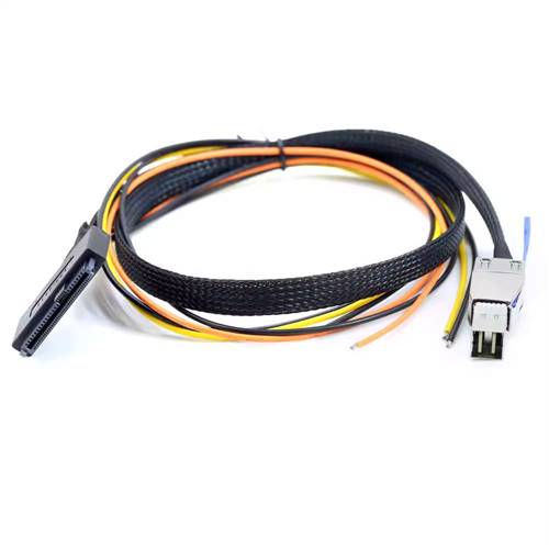 CAB-8644-8639 External HD Mini SAS SFF-8644 to U.2 SFF-8639 with Open Power Cable