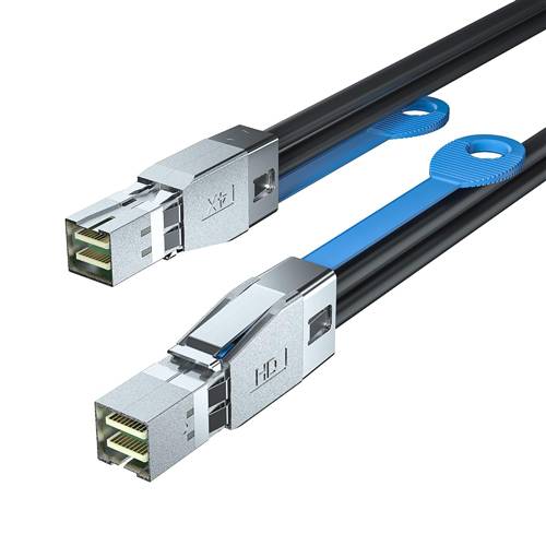 External Mini SAS HD SFF-8644 to Mini SAS HD SFF-8644 12G Copper Cable, 4 meter