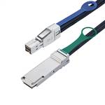 External Mini SAS HD SFF-8644 to QSFP+ SFF-8436 Cable, 5m