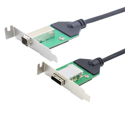 CAB-8644F-8088F External HD Mini SAS SFF-8644 Female to External Mini SAS SFF-8088 Female Cable