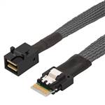 CAB-8654i4-8643 SlimSAS SFF-8654 4i to Internal HD Mini SAS SFF-8643 4x 36P Cable