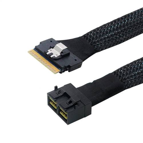 CAB-8654i8-8643i8 SlimSAS SFF-8654 8i to Internal HD Mini SAS SFF-8643 8x 72P Cable