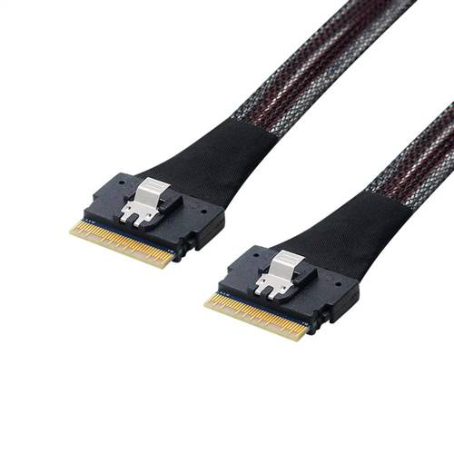 CAB-8654i8-8654i8 SlimSAS SFF-8654 8i to SlimSAS SFF-8654 8i Cable
