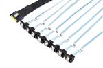 CAB-8654i8-8xSATARA | SlimSAS SFF-8654 8i to 8x Right Angel 7Pin SATA Breakout Cable