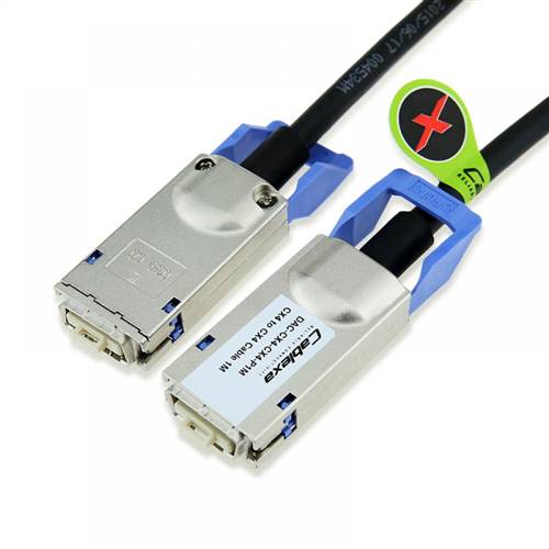 CAB-CX4E-CX4E SFF-8470 CX4 to SFF-8470 CX4 Cable, Ejectors to Ejectors