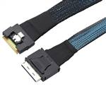 Fully Enclosed SlimSAS SFF-8654 8i to OCulink SFF-8611 8x Cable
