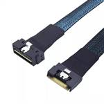 CAB-LP8654x8-8654x8 Low Profile SlimSAS SFF-8654 8x 74P to SlimSAS SFF-8654 8x 74P Cable, Straight to Straight