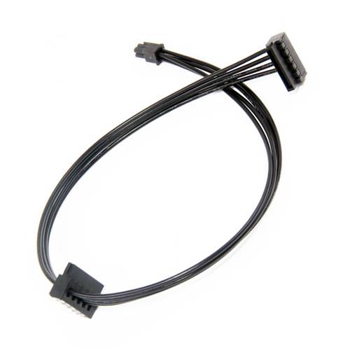 CAB-M4P-2xSATA15PF ATX Mini 4Pin to Dual SATA 15Pin Female Power Cable