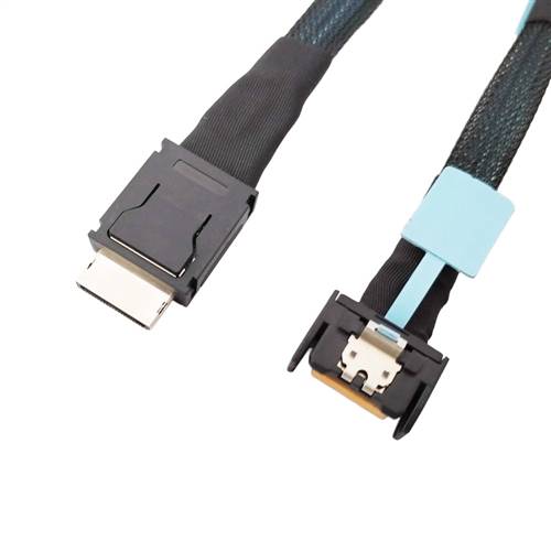CAB-MCIOi4-8611i4 | MCIO x4 (SFF-TA-1016) 38P to OCuLink SFF-8611 4i Cable