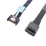 CAB-MCIOi4-8611i4UA | MCIO x4 (SFF-TA-1016) 38P to 90-degree UP Angled OCuLink SFF-8611 4i Cable