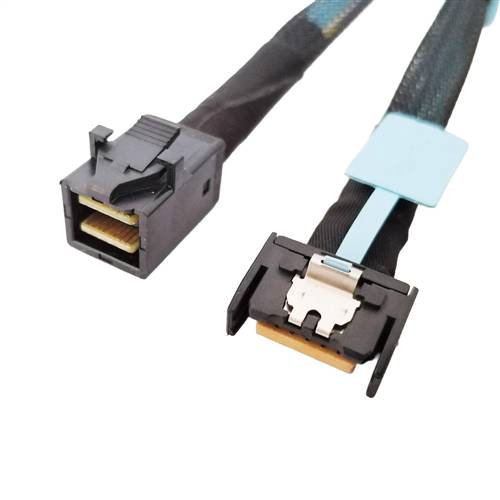 CAB-MCIOi4-8643 | MCIO x4 (SFF-TA-1016) 38P to Internal HD Mini SAS SFF-8643 Cable