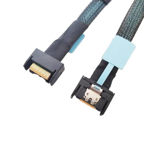 CAB-MCIOi4-MCIOi4 | MCIO x4 (SFF-TA-1016) 38P to MCIO x4 (SFF-TA-1016) 38P Cable