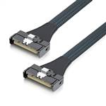CAB-MCIOi8-MCIOi8-85 | MCIO x8 to MCIO x8 Cable, SFF-TA-1016, Mini Cooledge IO, Straight, PCIe Gen5, 85-ohm
