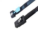 CAB-MCIOx4-8087 MCIO 4x 38P To Internal Mini SAS SFF-8087 36P Cable, Straight to Straight