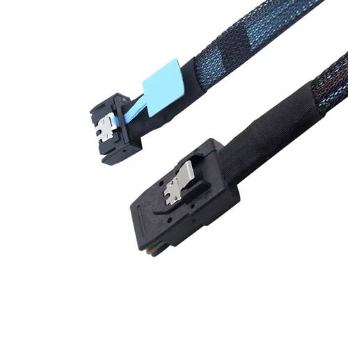 CAB-MCIOx4-8087 MCIO 4x 38P To Internal Mini SAS SFF-8087 36P Cable, Straight to Straight
