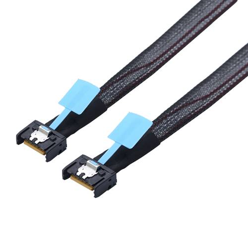 CAB-MCIOx4-MCIOx4 MCIO 4x 38P to MCIO 4x 38P Cable, Straight to Straight