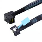 MCIO 4x 38P to Right Angle Internal HD Mini SAS SFF-8643 4x 36P Cable