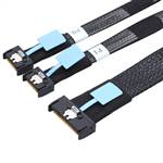 CAB-MCIOx8-2xMCIOx4 MCIO 8x 74P to 2 MCIO 4x 38P Cable, Straight to Straight