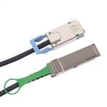 QSFP+ SFF-8436 to CX4 SFF-8470 Passive Copper DAC, 0.5m
