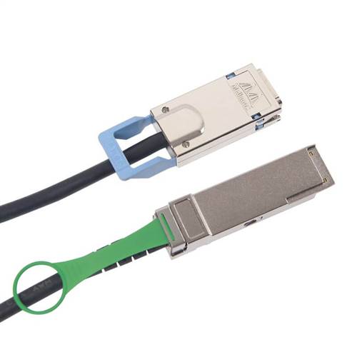QSFP+ SFF-8436 to CX4 SFF-8470 Passive Copper Direct Attach Cable, 5 meter