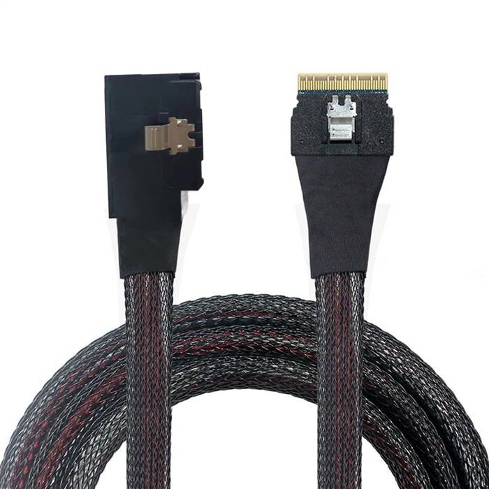 LP SlimSAS SFF-8654 8x 74P to SlimSAS SFF-8654 8x 74P Cable