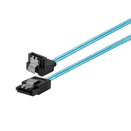 CAB-SATA-RASATA SATA 7Pin to SATA 7Pin Cable, Straight to Right Angle
