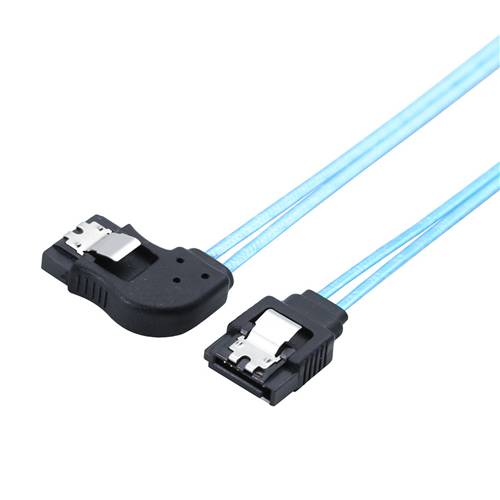 CAB-SATA-RBSATA SATA 7Pin to SATA 7Pin Cable, Straight to Right Bend