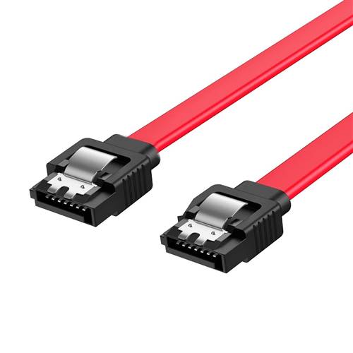 CAB-SATA-SATA-R SATA 7Pin to SATA 7Pin Red Cable, Straight to Straight