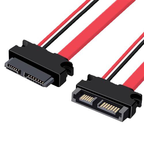 CAB-SATA13PM-SATA13PF Slimline SATA 13P Male to Slimline SATA 13P Female Extension Cable