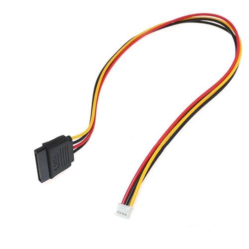 CAB-SATA15PF-4PFITX SATA 15Pin Female to PH2.0 Small 4P Female ITX Power Cable
