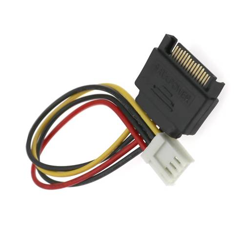 CAB-SATA15PM-4PFITX SATA 15Pin Male to Small 4P Floppy Drive Female Power Cable