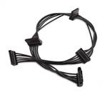 SATA 15Pin Male to 4 SATA 15Pin Female Power Splitter Cable