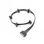 SATA 15Pin Male to 5 SATA 15Pin Female Power Splitter Cable