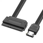 SATA 22P (7+15) Female to Power eSATA Cable