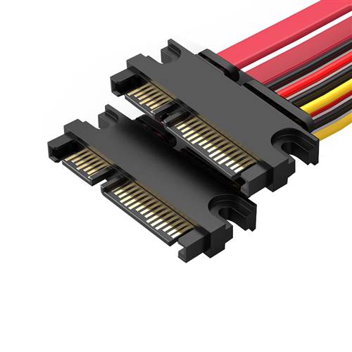 CAB-SATA22PM-SATA22PM SATA 22P (7+15) Male to SATA 22P (7+15) Male Cable