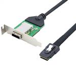 Internal Mini SAS SFF-8087 to External Mini SAS SFF-8088 Slot Converter