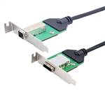 External Mini SAS SFF-8088 Female Slot to External Mini SAS HD SFF-8644 Female Slot Converter