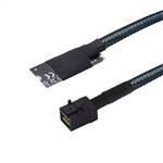 M.2 M-Key to Internal HD Mini SAS SFF-8643 Converter