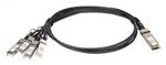 D-Link DEM-CB100QXS-4XS 1M (40") 40G to 4x10G Breakout Cable for DXS-3600-EM