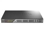 D-Link DSS 200G-28MPP - switch - 24 ports - managed - rack-mountable
