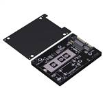 SATA 3.0 6Gbps SATA to M.2 B+M Key SSD Enclosure