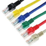 Compufox EPC-CAT5E-UTP Cat5e Snagless UTP Ethernet Patch Cable with Molded Boot