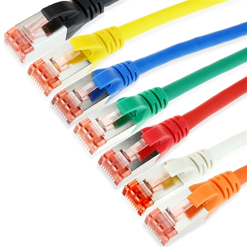 Compufox EPC-CAT6-SFTP | Cat6 Snagless / Molded Boot SFTP Ethernet Network Patch Cable