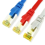 Compufox EPC-CAT6A-SFTP | Cat6A Snagless / Molded Boot SFTP Patch Cable with Gold Plated Connector