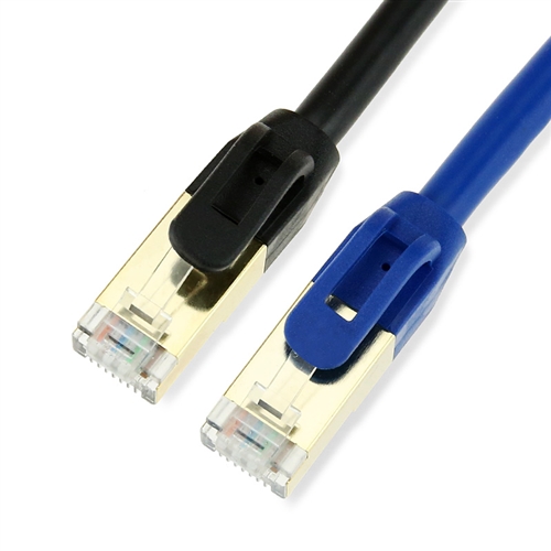 Compufox EPC-CAT7-SSTP | Cat7 Snagless / Molded Boot SSTP Patch Cable with Gold Plated Connectors