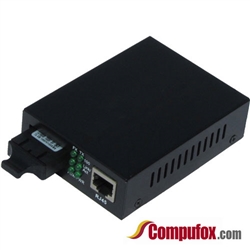 10/100M Dual Fiber 1-port SC/ST/FC & 1-port RJ45 Fast Ethernet Fiber Media Converter