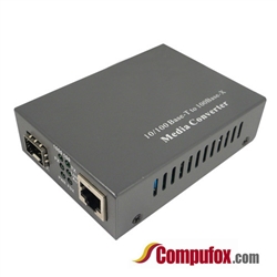 10/100M Fast Ethernet 1 SFP Slot & 1 RJ45 Port SFP Media Converter