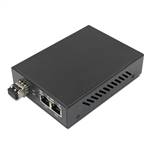 1-port FE SFP & 2-port 10/100Base-T RJ45, Fast Ethernet Switch / SFP Media Converter